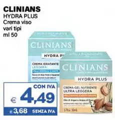 Clinians - Hydra Plus Crema Viso