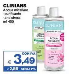 Clinians - Acqua Micellare Purificante/Anti Stress