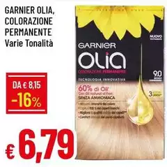 Garnier - Olia, Colorazione Permanente Garnier - Olia, Colorazione Permanente