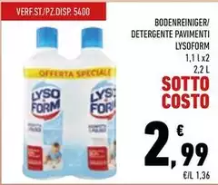 Lysoform - Detergente Pavimenti