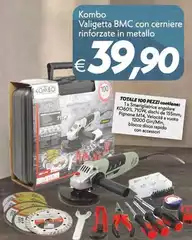 Kombo - Valigetta Bmc Con Cerniere Rinforzate In Metallo Kombo - Valigetta Bmc Con Cerniere Rinforzate In Metallo