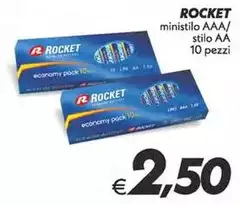 Rocket - Ministilo Aaa/Stillo Aa Rocket - Ministilo Aaa/Stillo Aa