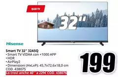 Hisense - Smart Tv 32" 32A5Q Hisense - Smart Tv 32" 32A5Q