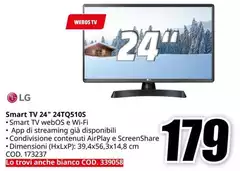 LG - Smart TV 24" 24TQ510S LG - Smart TV 24" 24TQ510S