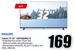 Philips - Smart Tv 32" 32phs6000/12 Philips - Smart Tv 32" 32phs6000/12