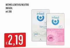 Infasil - Intimo Lentitivo/Neutro Infasil - Intimo Lentitivo/Neutro