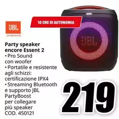 Jbl - Party Speaker Encore Essent 2