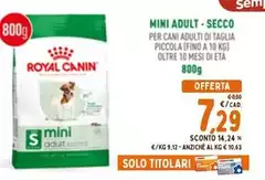 Royal Canin - Mini Adult Secco