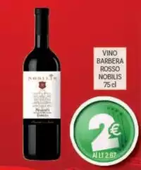 Nobili - Vino Barbera Rosso