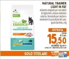 Natural Trainer - Light In Fat