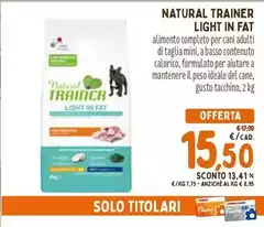 Natural Trainer - Light In Fat
