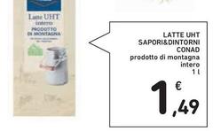 Conad - Latte UHT Sapori&Dintorni