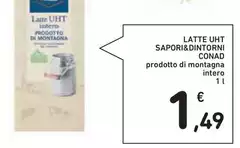 Conad - Latte UHT Sapori&Dintorni Conad - Latte UHT Sapori&Dintorni