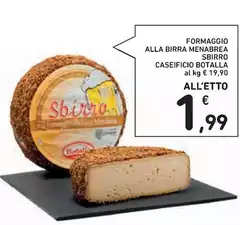 Caseificio preziosa - Formaggio Alla Birra Menabrea Sbirro Caseificio preziosa - Formaggio Alla Birra Menabrea Sbirro