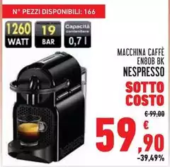 Nespresso - Macchina Caffè En80b BK