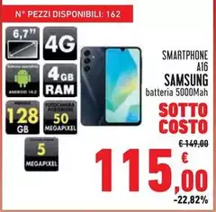 Samsung - Smartphone A16 Samsung - Smartphone A16