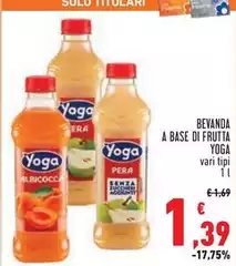 Yoga - Bevanda A Base Di Frutta Yoga - Bevanda A Base Di Frutta