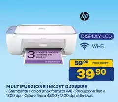 HP - Multifunzione Inkjet DJ2822E HP - Multifunzione Inkjet DJ2822E