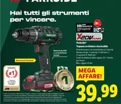 Parkside - Trapano Avvitatore Ricaricabile