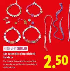 Forever Girlie - Set Catenelle O Braccialetti Fai Da Te