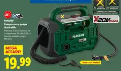 Parkside - Compressore E Pompa Ricaricabile Parkside - Compressore E Pompa Ricaricabile