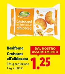 Realforno - Croissant All'Albicocca Realforno - Croissant All'Albicocca
