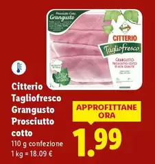 Citterio - Tagliofresco Grangusto Prosciutto Cotto Citterio - Tagliofresco Grangusto Prosciutto Cotto