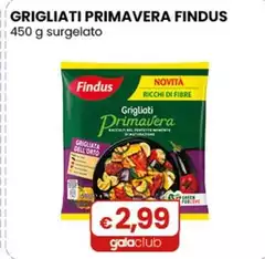 Findus - Grigliati Primavera 450 G Surgelato Findus - Grigliati Primavera 450 G Surgelato
