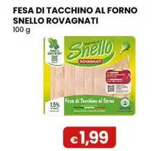 Rovagnati - Fesa Di Tacchino Al Forno Snello 100 G