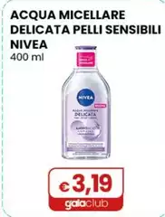 Nivea - Acqua Micellare Delicata Pelli Sensibili 400 Ml Nivea - Acqua Micellare Delicata Pelli Sensibili 400 Ml