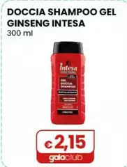 Intesa - Doccia Shampoo Gel Ginseng 300 Ml