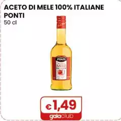 Ponti - Aceto Di Mele 100% Italiane 50 Cl