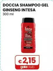 Intesa  - Doccia Shampoo Gel Ginseng 300 Ml