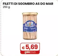 Asdomar As Do Mar - Filetti Di Sgombro 250 G Asdomar As Do Mar - Filetti Di Sgombro 250 G