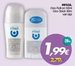 Infasil - Deo Roll-On / Deo Stick Infasil - Deo Roll-On / Deo Stick