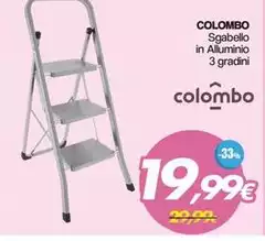 Colombo - Sgabello In Alluminio Colombo - Sgabello In Alluminio