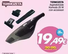 Termozeta - Aspirabriciole Komodo 25 W Con Accessori