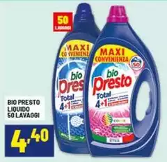 Bio -  Presto Liquido 50 Lavaggi