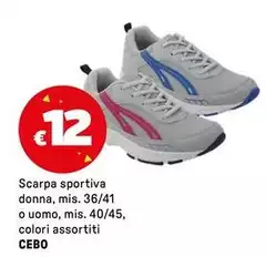 Cebo - Scarpa Sportiva Donna O Uomo Cebo - Scarpa Sportiva Donna O Uomo