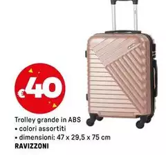 Ravizzoni - Trolley Grande In ABS 