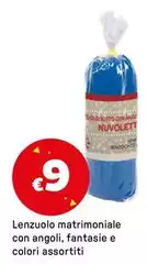Solo - Lenzuolo Matrimoniale Con Angoli, Fantasie E Colori Assortiti