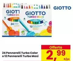 Giotto - Pennarelli Turbo Color O Pennarelli Turbo Maxi