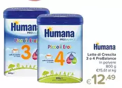 Humana - Latte Di Crescita 3 O 4 ProBalance