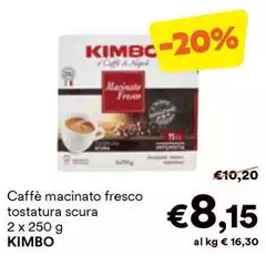 Kimbo - Caffè Macinato Fresco Tostatura Scura