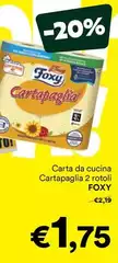Foxy - Carta Da Cucina Cartapaglia Foxy - Carta Da Cucina Cartapaglia