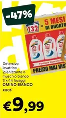 Omino Bianco - Detersivo Lavatrice Igienizzante O Muschio Bianco Omino Bianco - Detersivo Lavatrice Igienizzante O Muschio Bianco