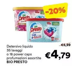 Bio Presto - Detersivo Liquido Bio Presto - Detersivo Liquido