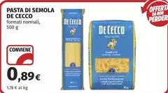 De Cecco - Pasta Di Semola De Cecco - Pasta Di Semola