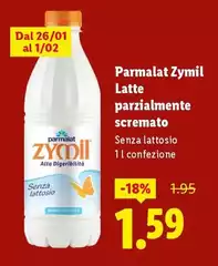 Parmalat - Zymil Latte Parzialmente Scremato Parmalat - Zymil Latte Parzialmente Scremato