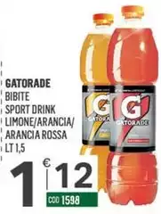 Gatorade - Bibite Sport Drink Limone/Arancia/Arancia Rossa Gatorade - Bibite Sport Drink Limone/Arancia/Arancia Rossa